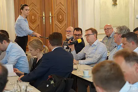 Praktikerkonferenz Graz Diskussion mit Teilnehmenden